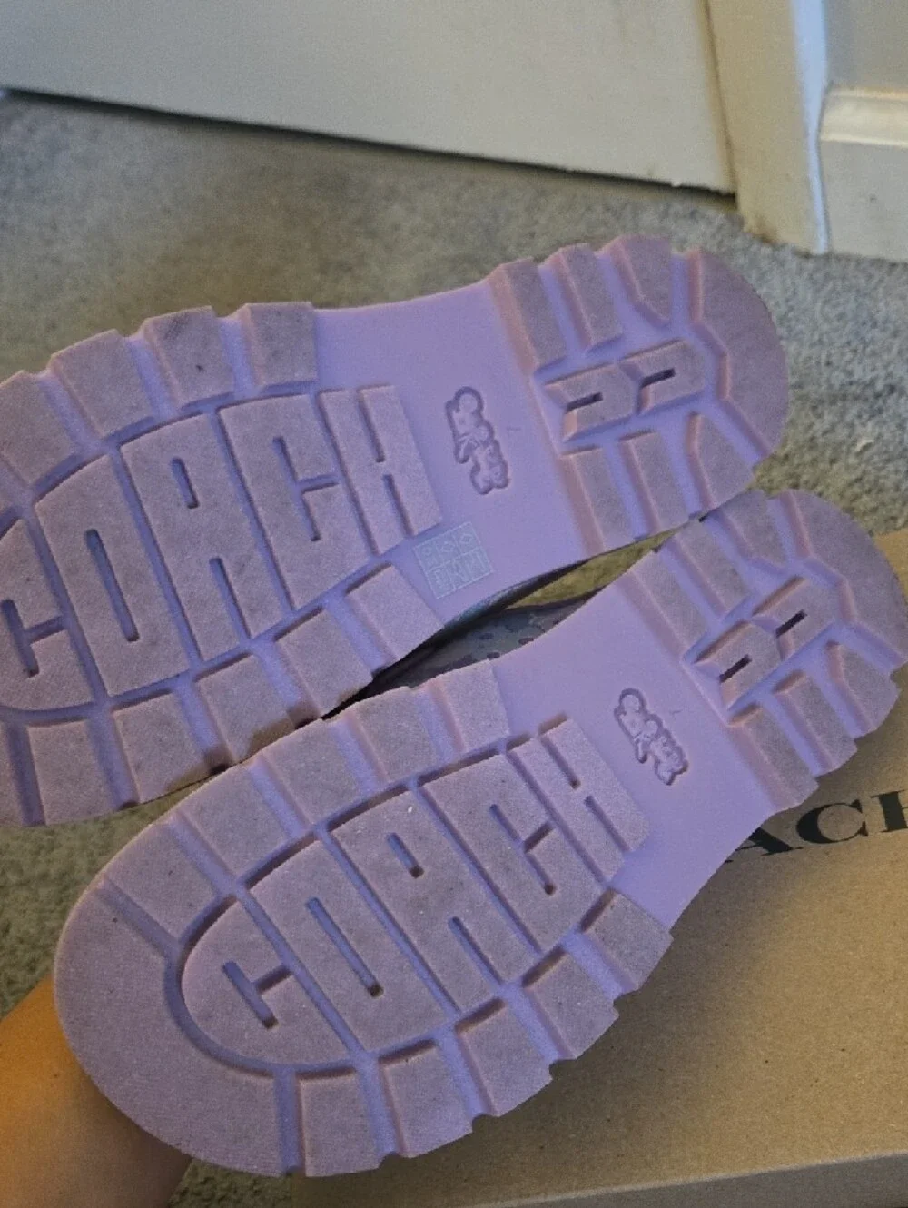 Selling Coach sandals.